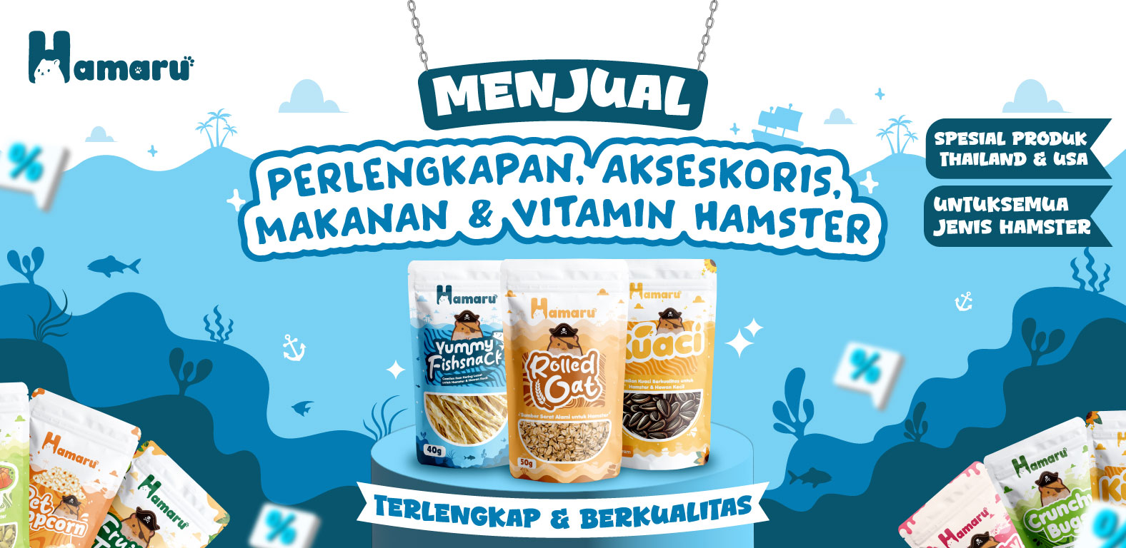 Hamaru — perlengkapan hamster terlengkap & berkualitas